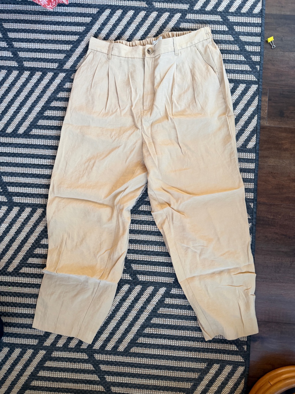 Women’s Drapey Beige Pants